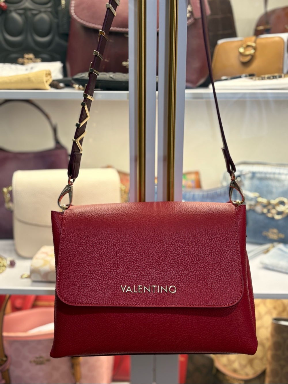 Valentino by Mario Valentino Red Crossbody Bag